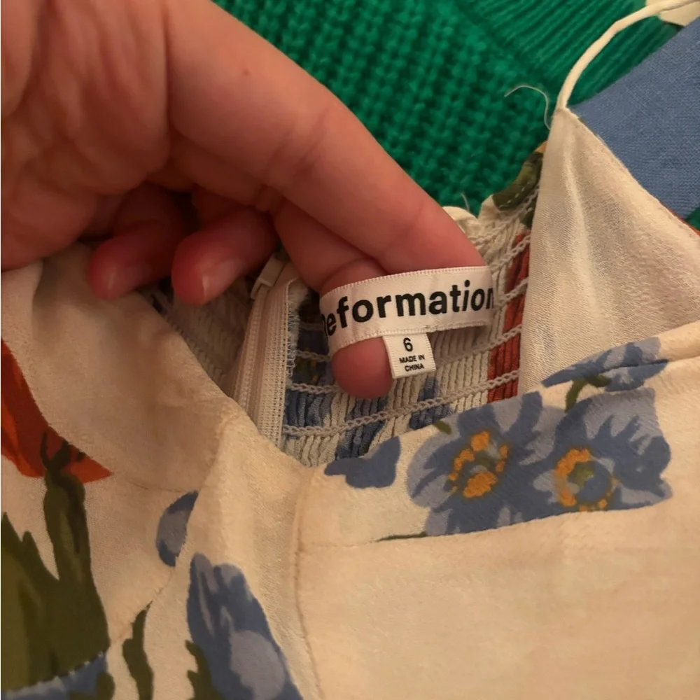 Reformation Juliette Midi Dress in Formosa Floral Print - Picture 5 of 5